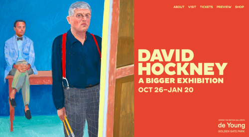 David Hockney at the DeYoung.